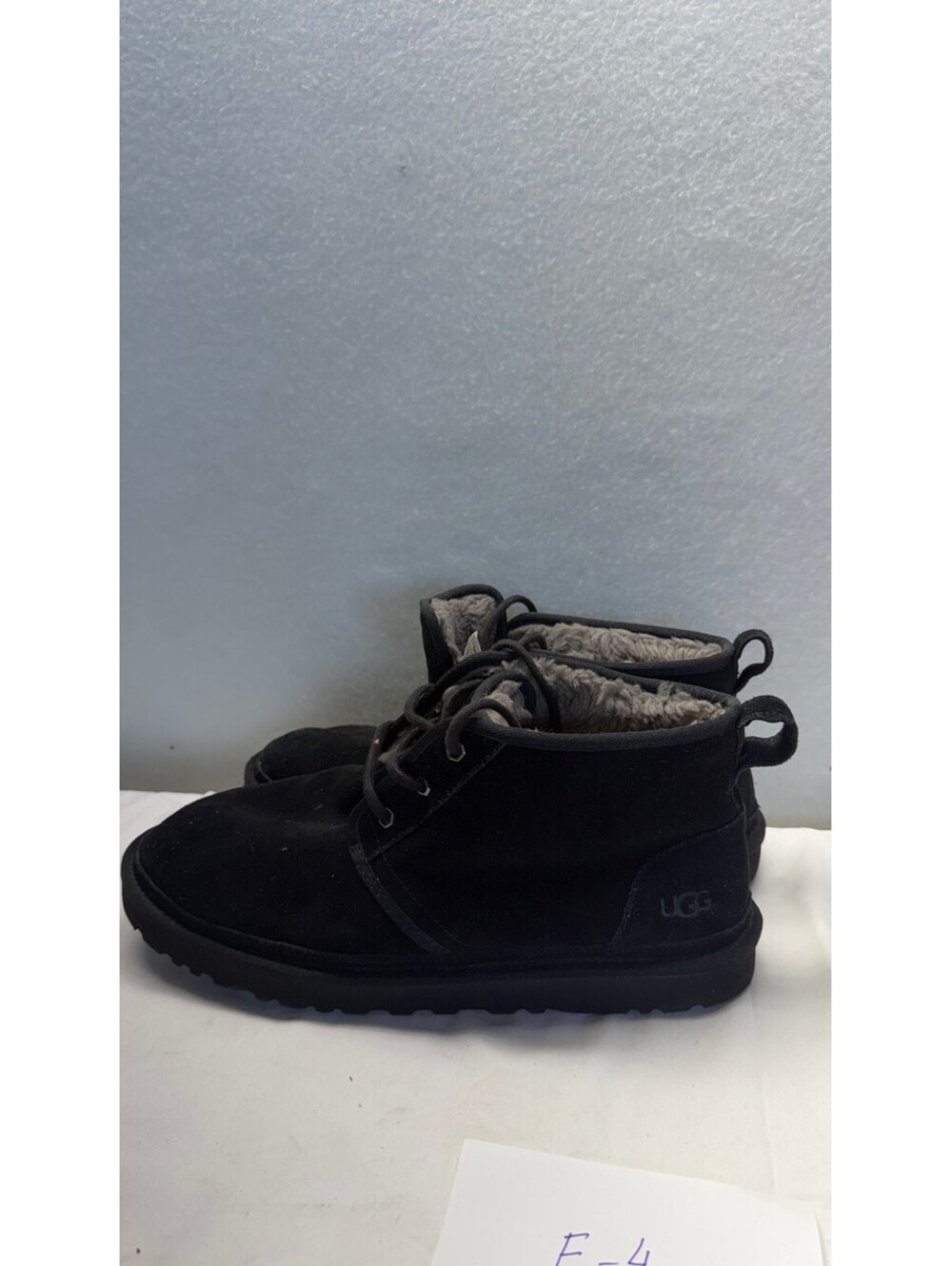 UGG Neumel Men's Black Suede Lace-Up Chukka Boots Size 13